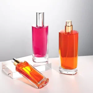 15ml 30ml 50ml Perfume Spray Bottles Empty Glass Fragrance Bottles with Custom Label and Color with Box
