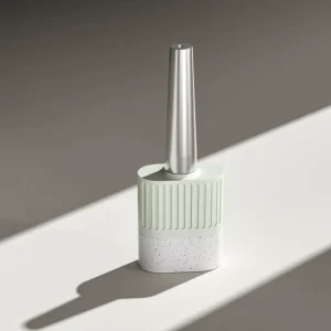 16ml Custom Logo Flat UV Gel Nail Polish Glass Bottle Empty Nail Varnish Bottle with Brush