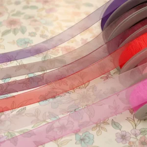16mm Solid Color Organza Ribbon for Gift Decoration Hair Bow Accessories