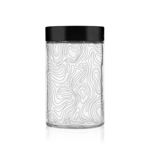 16oz Flower Glass Jars with CR Lid