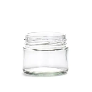 180ml Cylinder Glass Jar Canned Food Chili Sauce Fruit Jam Pickles Preserves Spices Storage Container Airtight Lid Unit Tool