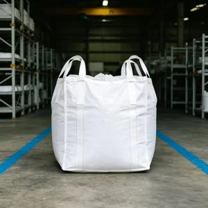 1Ton 2000kg Full Open Top Flat Bottom PP FIBC Jumbo Bag for Building Material Cement Bulk Packing