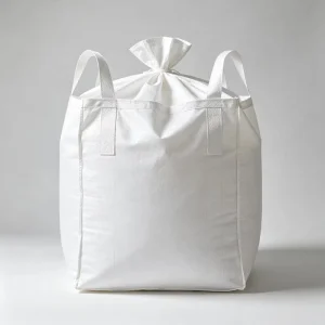 1Ton PP FIBC Jumbo Bag with Breathable Feature Full Open Top Flat Bottom Bulk Bag for Fertilizer Storage
