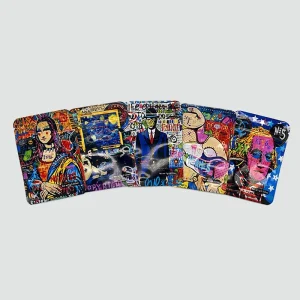 1g-28g Heat Resistant PET Plastic Bags with Zipper Top Moisture Proof Holographic Die Cut Design Stand Pouch Packaging