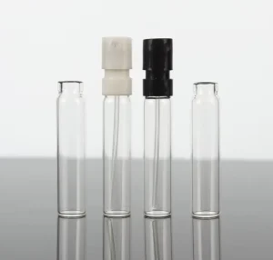 1ml 1.5ml 2ml 2.5ml Glass Perfume Vial Bottle Small Sample Perfume Bottle Refill Perfume Sprayer