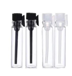 1ml 2ml 3ml Empty Mini Glass Perfume Sample Vials Fragrance Test Tube Bottle Mini Glass Perfume Test Vials