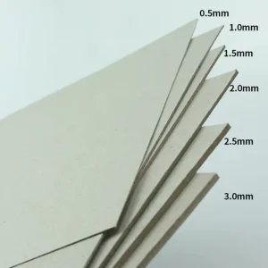 1mm 1.5mm 2mm Grey Chipboard for Book Cover Folders Boxes Puzzles Calendar Rigid Gray Paperboard Good Stiffness Recycled Board