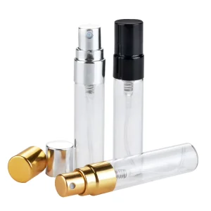 2 3 5 10ml Clear Glass Spray Bottle Small Travel Perfume Spray Atomizer Fragrance Cologne Sample Tester Vial Tube