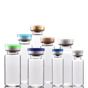 2-30ml Glass Vial Stopper Bottle Amber Ampoule for Lyophilized Powder & Essence Serum Packaging Plastic Box Peptide case