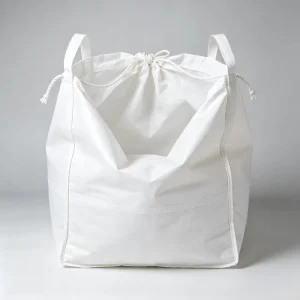 2 Ton FIBC PP Bulk Bag Top Full Open Cross Corner Loop Flat Bottom Discharge 5:1 Safety Factor for Construction Mining