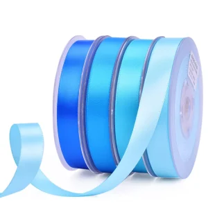 2.5cm Accept Custom Recycled Polyester Wired Ribbon christmas Grosgrain Gift Ribbon