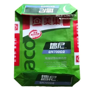 25kg Plastic BOPP Laminated Woven Putty Powder Bag, 50kg PP Woven Bag for Portland Cement and Industrial Sand Packaging Bag