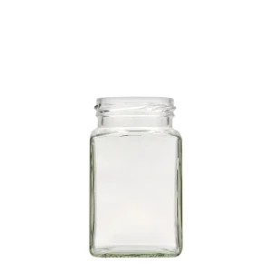 260ml Square Glass Jar Twist Off (TO 58)
