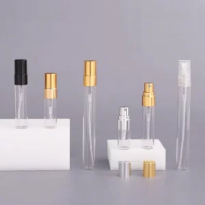 2ml 3ml 5ml 10ml Glass Perfume Spray Bottle with Spray Head Sample Refill Sprayer Sealed