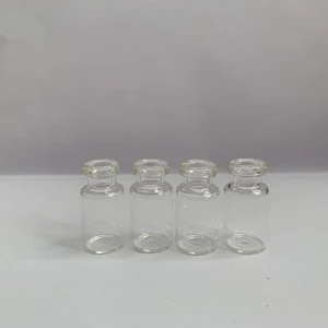 2ml 3ml 5ml 7ml 10ml Clear Low Borosilicate Glass Medical Injection Vial Bottles with Screen Printed Rubber Stopper