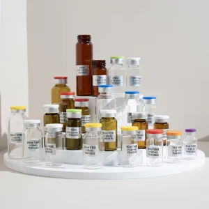 2ml 3ml 5ml 7ml 8ml 10ml 15ml 20ml 25ml 30ml Injection Mini Empty Glass Sterile Vial Labels Medicine Bottle Glass