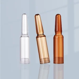 2ml 3ml Disposable Glass Ampoule Pull-Ring Seal Essence and Powder Bottle Eye Cream Skincare Packaging Custom Logo Processing