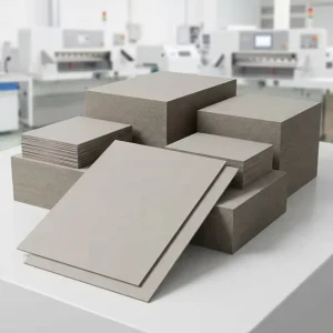 2mm 2.5mm Thick Smooth Grey Chipboard Sheet for Jigsaw Puzzle DIY Craft Notebook Backing Board Recyclable OEM Accepted