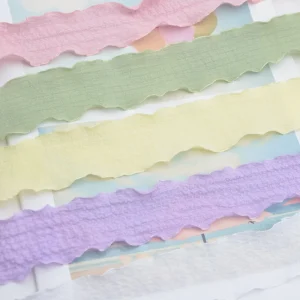 3.8cm Wavy Edge Organza Ribbon Crinkled Textured Ribbon for Bakery and Gift Box Packaging 1.5 Inch