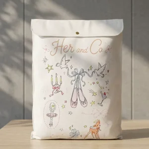30*40Cm Recyclable Cotton Twill Dust Envelope Clothes Bag Custom Logo Printed Shoe Clothes Scarf Packing Envelope Cotton Pouch