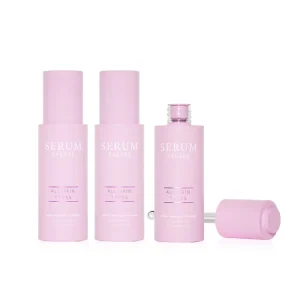 30 ml Eyedropper Bottle Glass Frosted Cosmetic Bottles with pink Cap