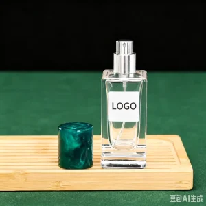 30ml 100ml Square Glass Perfume Bottle with Custom Logo Empty Refillable Fragrance Container