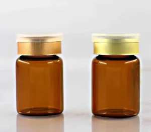 30ml Wide Neck Glass Jar with Rubber Seal for Bulk Sampling