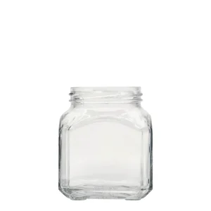 314ml Square Glass Jar Twist-Off (TO 63)