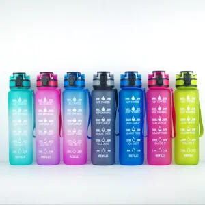 32oz 1L Portable Sport Leak proof Water Bottles Large Capacity Fitness Kettle Plastic Drink Bottle