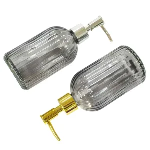 330ml Grey Glass Recyclable Pump Bottle Lotion Liquid Soap Dispenser Skin Care Cream Packaging
