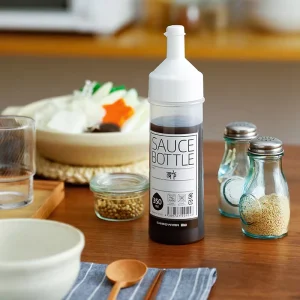 350ml Plastic Empty Dispenser Container Condiment Squeeze Bottle Sauce Mustard Salad Dressing Squirt Bottle Kitchen