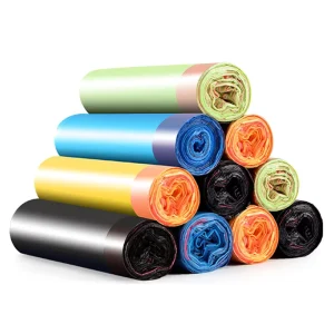 35L 60L 120L 240L Heavy Duty Biodegradable Black Plastic Garbage Bags for Pet Food & Jelly Packaging