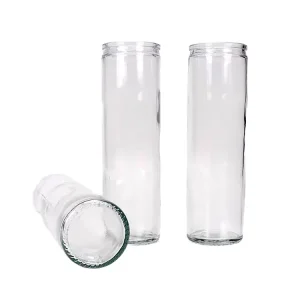380ml 450ml 500ml Nordic Tall Cylinder Glass Candle Jars Prayer Glass Craft in Bulk