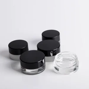 3g 5g Small Clear Cosmetic Glass Bottle Glass Jar Glass Cosmetic Jar