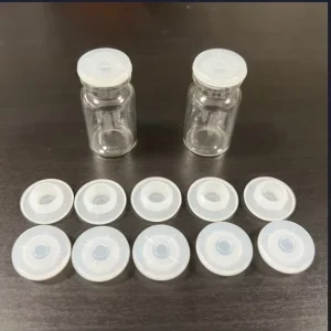3ml Clear Glass Ampoule Bottle Vial with Rubber Stopper and Aluminum Cap for Facial Serum Essence Liquid Cosmetic Packaging