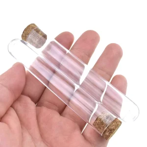 40ml 55ml 60ml Plastic Glass Test Tube Bottles Container for Candy Cookie Nuts