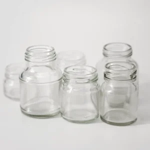 45ml 70ml Bird Nest Glass Food Jar With Screw Cap