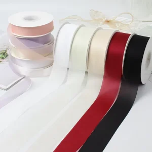 4cm Organza Floral Bouquet Packaging Ribbon Spool Gift Wrapping Material FS154