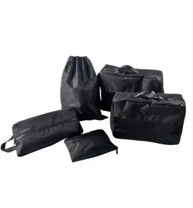 5 Pcs Set Clothing Cosmetics Shoes Dust Compression Pouches Prevention Organizers Luggage Bags Packing Cubes