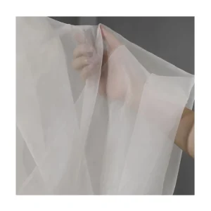 5.5MM White Silk Organza Fabric for Painting and Dyeing for Making Dress