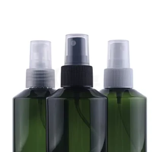 50 100 150 ml 200 ml Dark Green Oblique Shoulder Plastic Spray Bottle