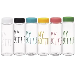 500ML Plastic Water Bottle My Bottle with Lid
