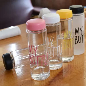 500ML Plastic Water Bottle My Bottle with Lid for Water