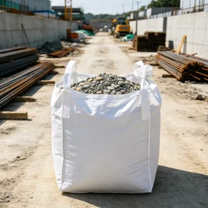 500kg 2000kg PP FIBC Jumbo Bag Breathable Food Grade Ton Bag for Soybean Rice Tapioca Agricultural Packing