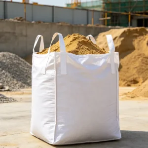500kg 2000kg PP Woven FIBC Bulk Bag Heavy Duty Jumbo Ton Bag for Sand Stone Mineral Raw Material Packing