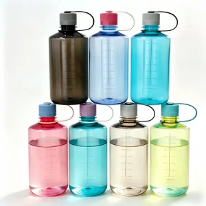 500ml 1000ml Clear Plastic Drinkware Plastic Water Bottle with Narrow Mouth Lid BPA Free Tritan Water Bottle