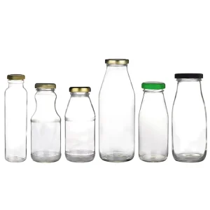 500ml Plastic Cap Beverage Glass Water Bottles