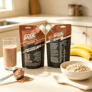 50ml 100ml 250ml 500ml Custom Stand Bag Eco Friendly Food Grade Kraft Paper Gravure Printing Beverage Liquid Refill Spout Pouch
