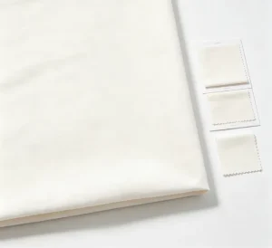 57 59 Inch Width Plain Weave 40X40 Half Bleached Cotton Poplin Home Textile Fabric