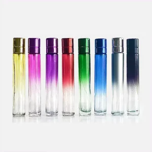 5ml 10ml 15ml 30ml Gradient Glass Perfume Bottles Spray Portable Round Empty Refillable Fine Mist Atomizer for Essential Oils